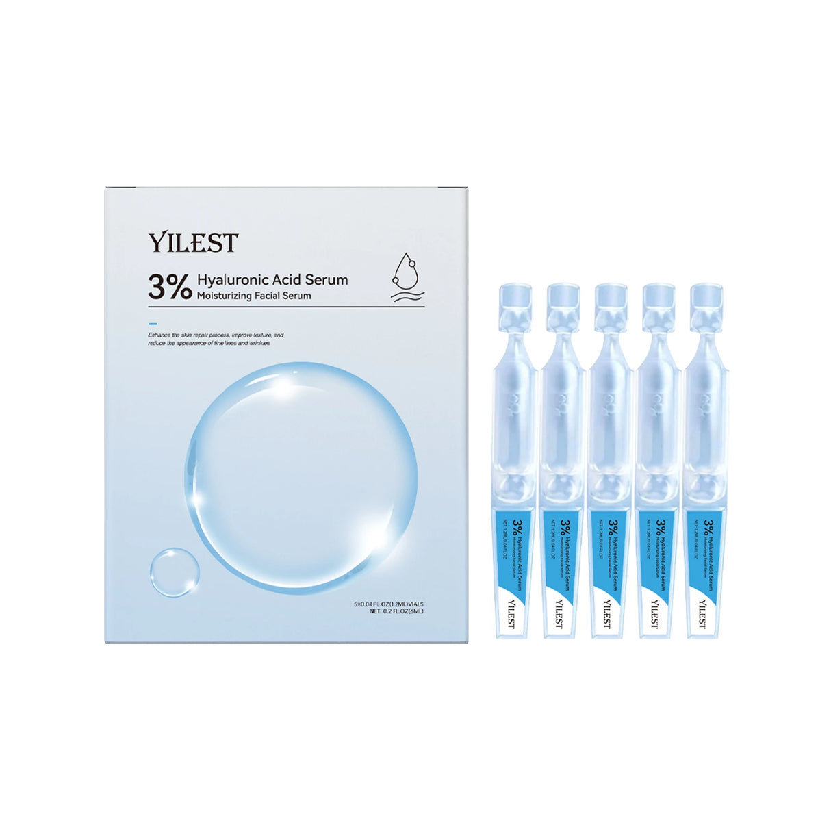 10pcs/Box PDRN Serum Moisturizing Repairs Brightens Reduces Sagging Skin Care Essence Benefits Anti Aging Facial Treatment