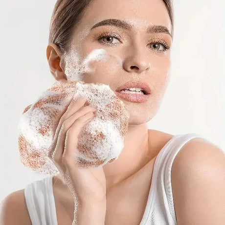 African Exfoliating Sponges Towel Mesh Bath Scrub Washcloth Double Side Wash Bath Loofah for Smooth Skin Back Shower Scrubb