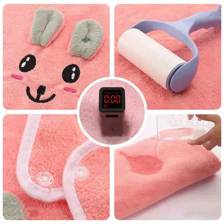 Children's bath towel, bathrobe, Wrap shower skirt Super soft children's absorbent beach towel suitable for 3-1 4year old girls