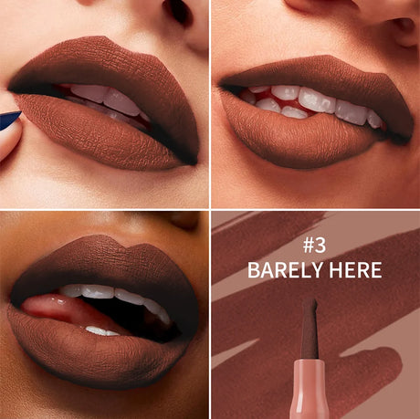 Waterproof Lip Liner Stain Lip Lingerie Long Lasting 8 Colors Transfer Proof Smudge Resistant Color No Bleed Formula Cosmetics