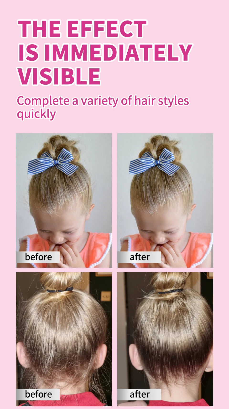 Sevich Broken Hair Finishing Cream Children Edge Control Wax Anti Frizz Hair Pomade Gel for Little Girl Non-Greasy Styling Cream
