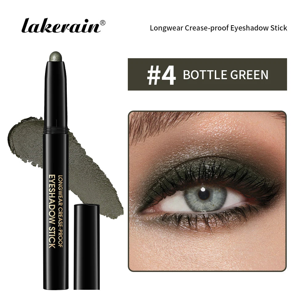 Eyeshadow Liner Sticks Matte & Shimmer Waterproof Metallic Glitter Eye Shadow Highlighter Pencil Eyeshadow Natural Cosmetics