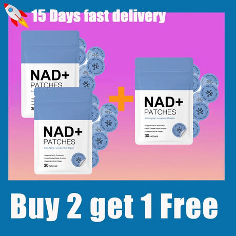30PCS NAD+ Body Management Patch Easy To Use Skin Friendly Daily Body Care Support Sticker For Daily Wellness Use