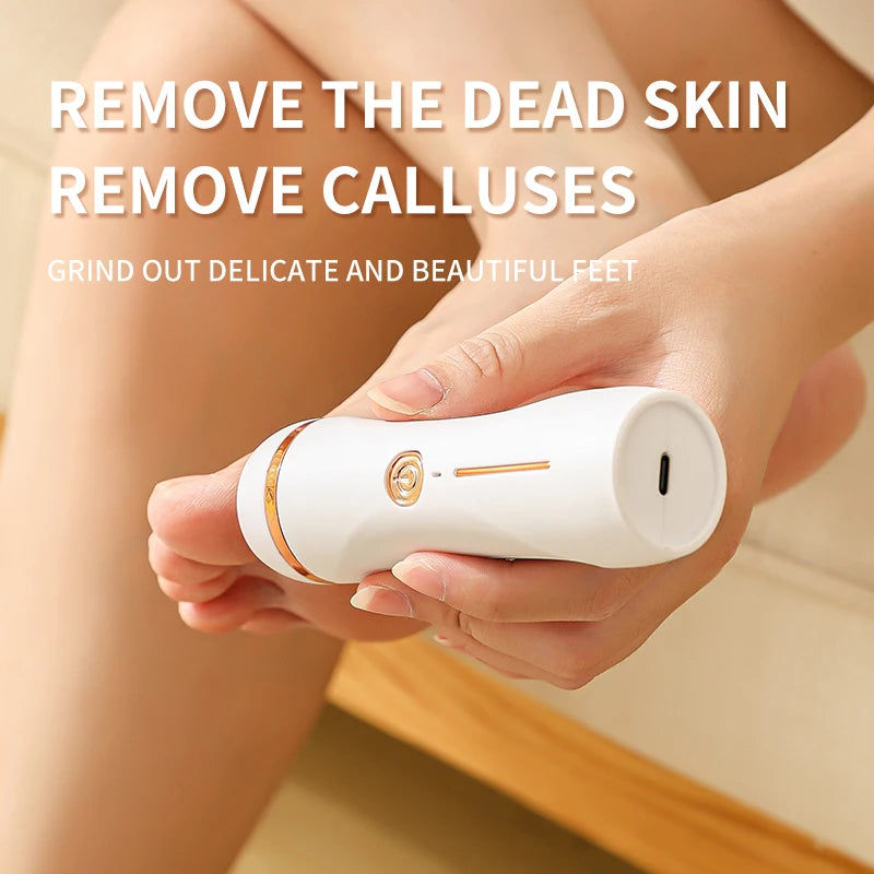 HOMEFISH Electric Foot Grinder Automatic Foot Callus Rubbing Pedicure Dead Skin Callus Remover for Foot Beauty Machine