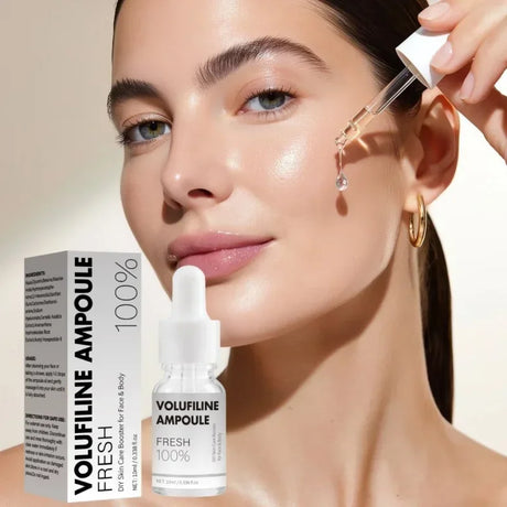 Volufiline Centella Asiatica Serum 10ml Gentle Soothing Moisturizing Facial Ampoule Essence Niacinamide Plumping Fast Absorbing