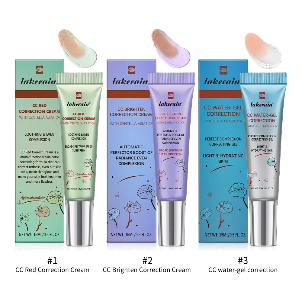 CC Cream Color Changing Liquid Foundation Centella Korean High Coverage Foundation Foundation Cream for Face Base Makeup