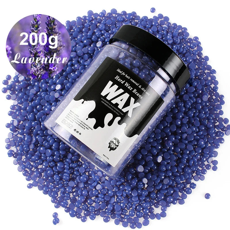 200g/400g Depilatory Wax Beans for Heating hard Wax Machine Hot Film Painless Waxing Beads Bikini Face Legs Body Hair Removal