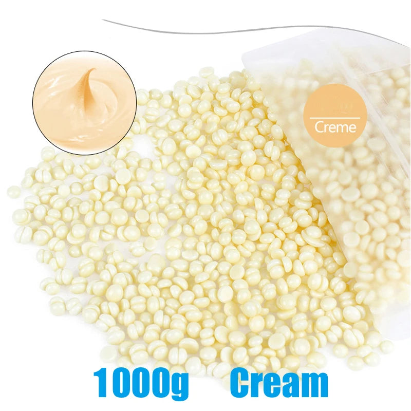 1000g/200g/50g Hot Wax Hair Removal Depilatory Waxing Wax Beads For Wax Heater Painless for Body Hairs Removal Beans
