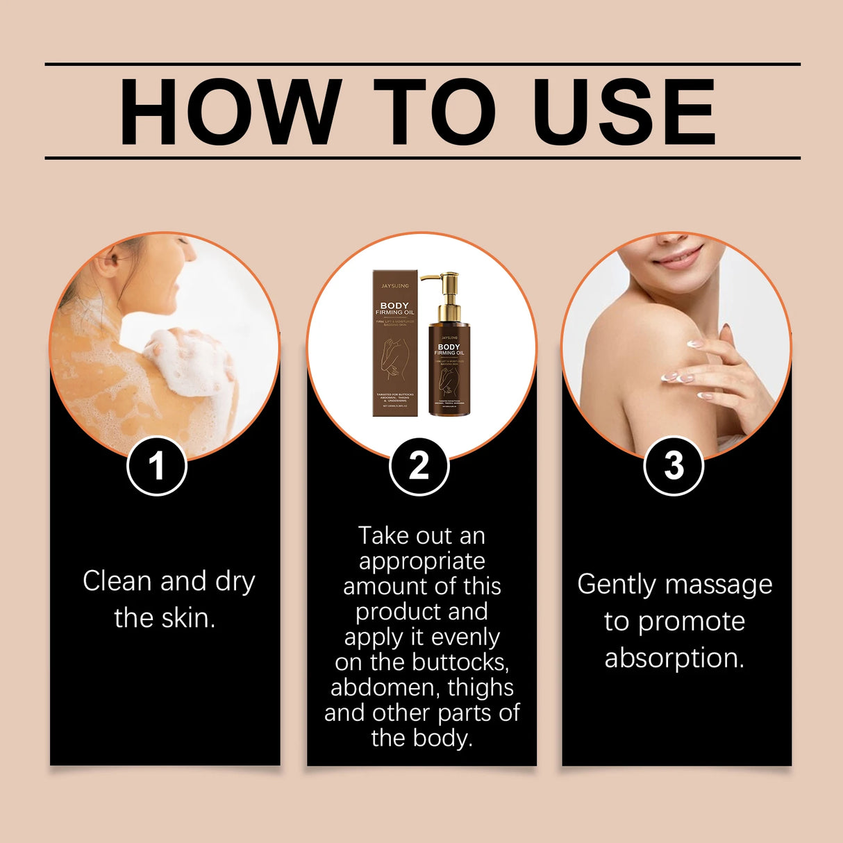 Moisturizing Anti Cellulite Firming Body Oil Sagging Skin Tightening Anti-Aging for Body Refreshing Hydrate Firming Body Oil