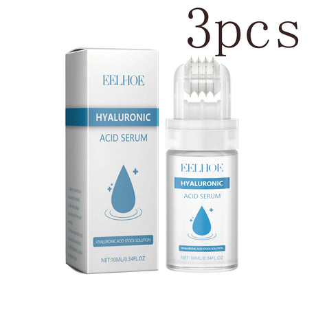 Hyaluronic Acid Roll-On Serum Lightweight Hydrating Firming Collagen Skin Care for Dry Dehydrated Skin Non-greasy Moisturizing