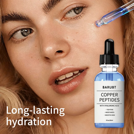 Copper peptide hyaluronic acid facial essence 30ml - moisturizing, smoothing and brightening