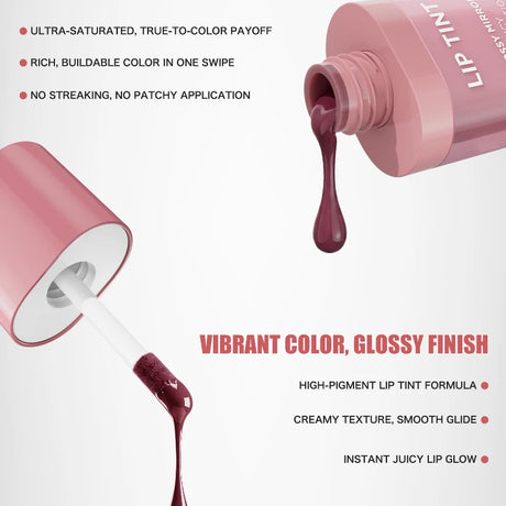Brand Mirror Lip Gloss 5ml Non Stick To Cup Non Fading Long-lasting Moisturizing Hydrating Natural Portable Brush Head Lip Gloss