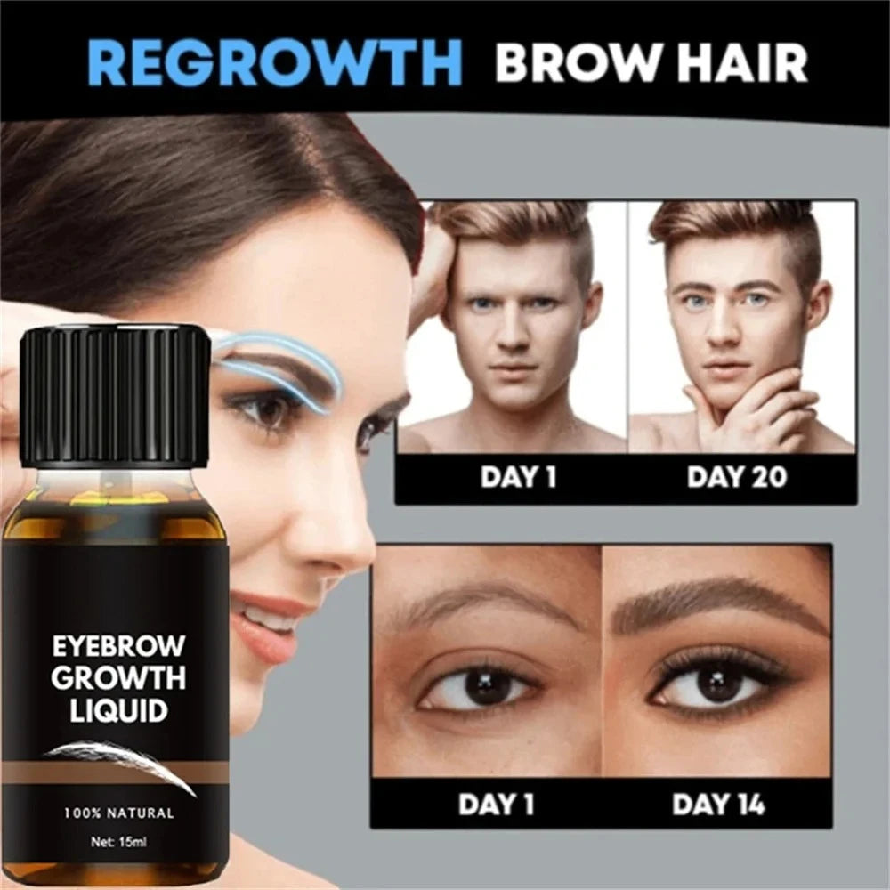 Eyelash & Eyebrow Growth Serum – Prevents breakage, delivers fuller results in 7 days, ideal for daily eye care.