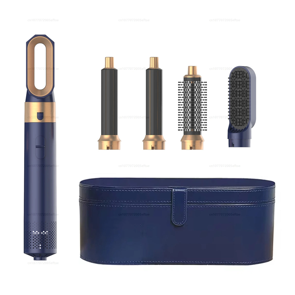 5 in 1 Hair Styler Powerful Fast Drying Ionic Hair Dryer High Speed Hot Comb Brush Set Professional Hair Straightener