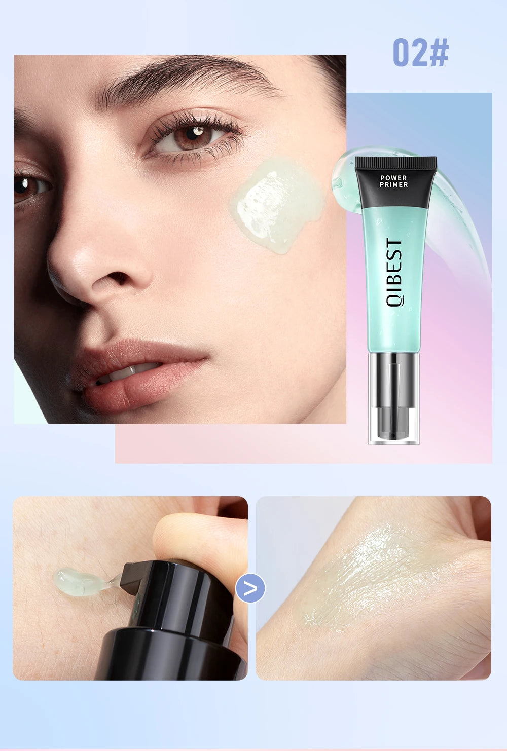 QIBEST Liquid Foundation Cream 30ml For Face High Coverage Makeup Base Oil Control Liquid Pie Foundation Primer Face Makeup New