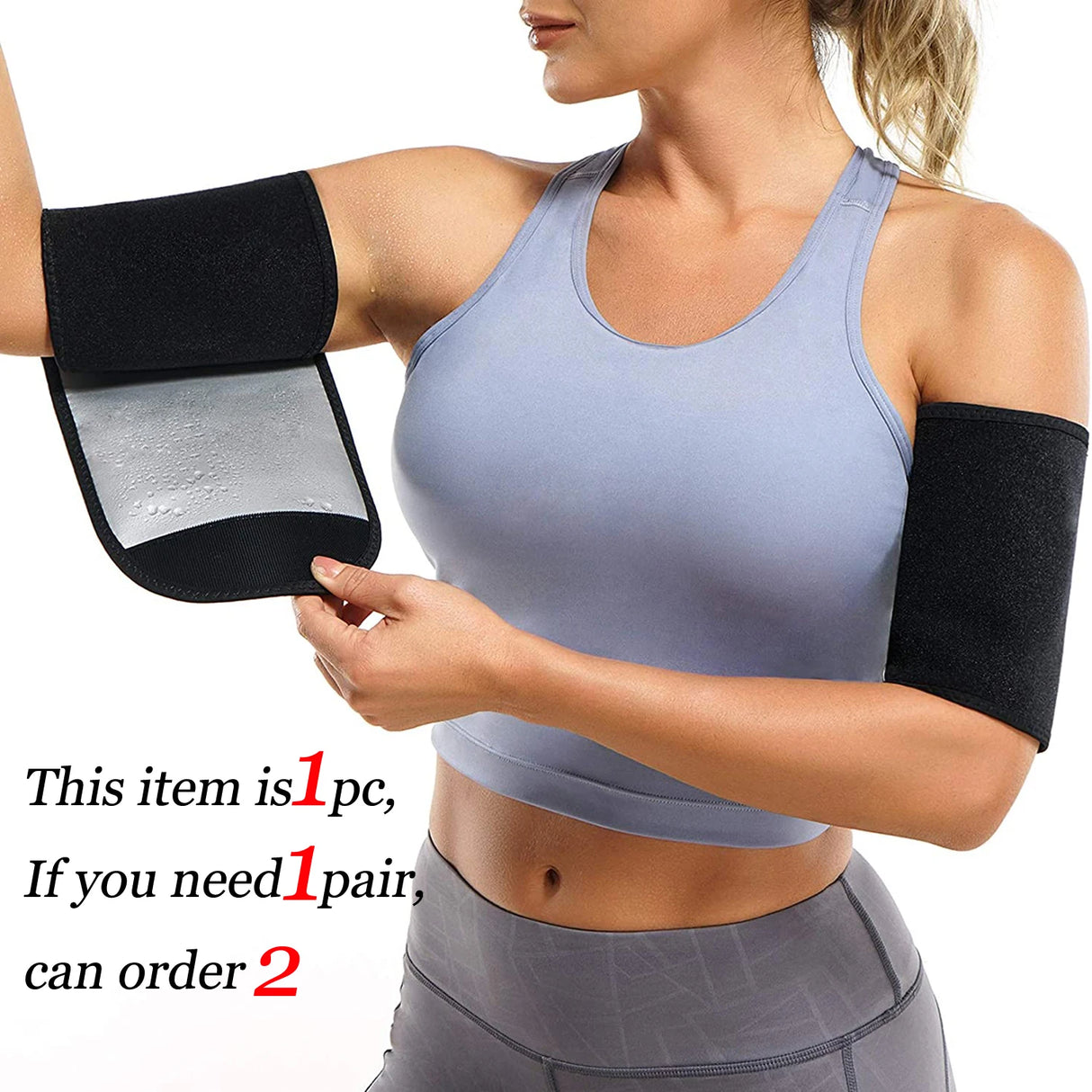 Arm Trimmers for Women Sauna Sweat Arm Shaper Bands 1pc