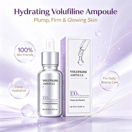Volufiline Centella Asiatica Serum 10ml Gentle Soothing Moisturizing Facial Ampoule Essence Niacinamide Plumping Fast Absorbing