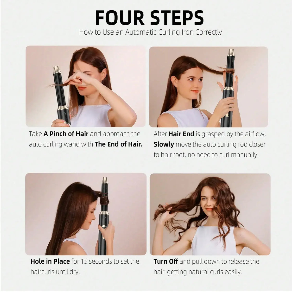 Six-In-One Hot Air Comb Foldable Curling Iron Hair Dryer Straight Roll Multi-Function Portable Hair Dryer