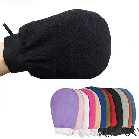 1 Piece Double Sided Hammam Scrub Mitt Magic Peeling Glove Exfoliating Tan Removal Mitt Second Pieces discount Tan Removal Mitt
