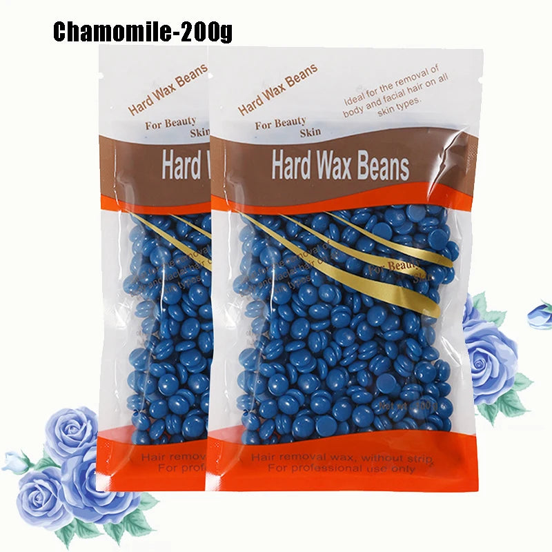 1000g/200g/50g Hot Wax Hair Removal Depilatory Waxing Wax Beads For Wax Heater Painless for Body Hairs Removal Beans