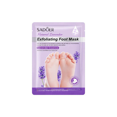 SADOER Exfoliating Feet Mask Exfoliating Foot Peel Mask Socks Pedicure Peeling Dead Skin Remover Feet Mask Peel Moisturizing