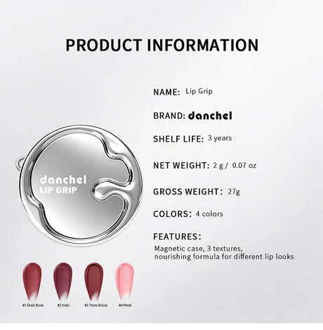 Lip & Cheek Dual-use Balm Brighten Nourishing Formula Smooth Fresh Texture Long-lasting Hydration Magnetic Case Design 2in1 Balm