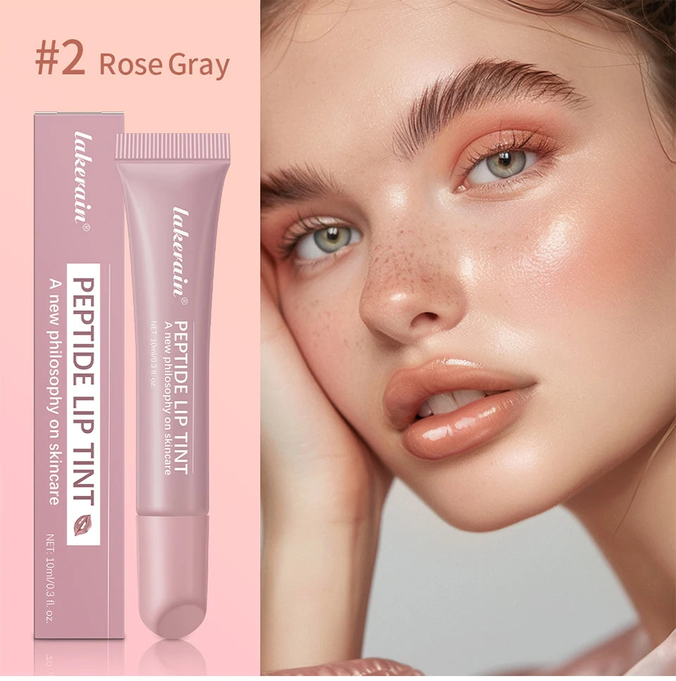 10ml Peptide Lip Mask Gel Moisturizing Lip Treatment Soften Dry Flaky Lips Lipstick Base Primer Nourishing Lip Cream Daily Lip Care Cosmetic For Women Girls