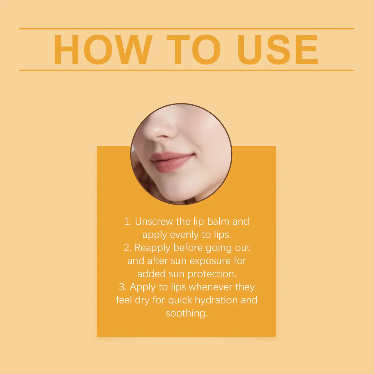 Sun Protective Lip Balm SPF50+ Hydrating Lip Sunblock Fade Lip Lines Nourishing Moisturizing Brighten with Kojic Acid Ceramide