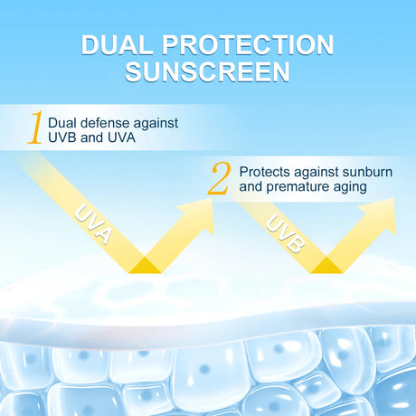 Facial & Body Sunscreen Spray SPF 50 Oil Control Whitening Melanin Reducer Anti-Sun Protection Face Skin Care Sun Cream Spray