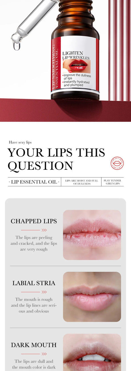 Lip Booster Plumping Serum Oil Hyaluronic Acid Moisturising Sexy Plumping Enhancer Stimulant Free Brightening Lightening Lines