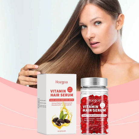 Vitamin Hair Care Serum Capsules Increase Regrowth Oil-Control Prevent Loss More Thicker Scalp Massage Hair Growth Essential Oil