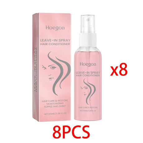 Leave-In Hair Conditioner Care Spray Wash Free Gentle Nourishing Scalp Anti Frizz Split Ends Daily Moisturizing Hair Spray 100ml
