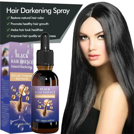 Hair Strengthening Black Essence - Balances Scalp Oil & Unclogs Follicles, Improves Hair Shine.