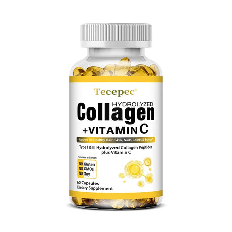 Super Collagen with Vitamin C and Biotin, Skin, Hair and Nails Supplement, Antioxidants, Anti-Aging,Collagen Booster