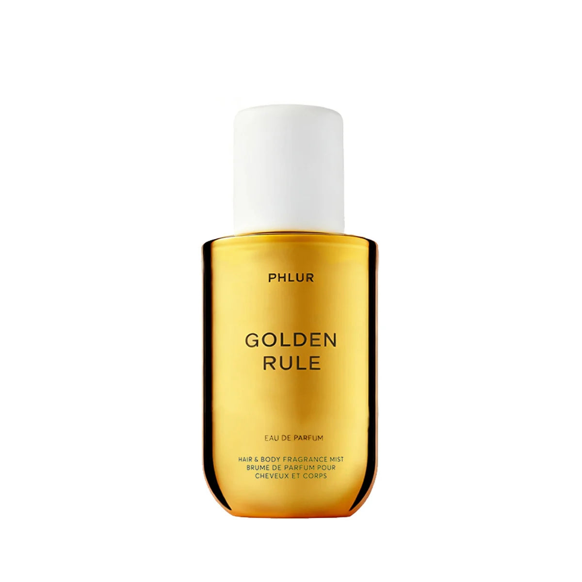 PHLUR Golden Rule Hair & Body Fragrance Mist 8 fl oz (240ml) Eau de Parfum Long Lasting Sweet Warm Scent Unisex Perfume Spray