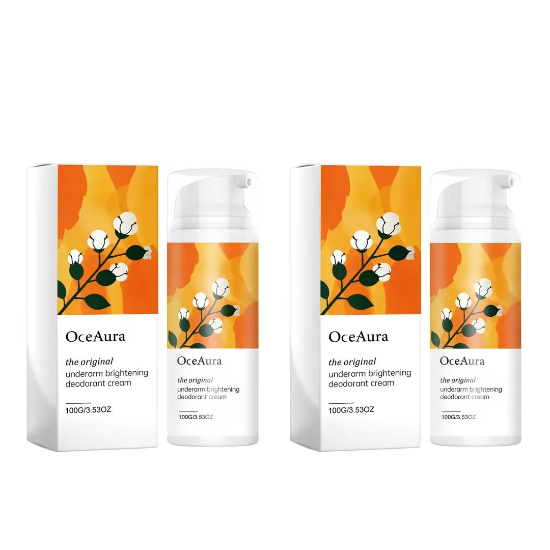 Underarm Brightening Deodorant Cream With Botanical Extracts Lasting Odor Control Even Skin Tone Natural Armpit Lightening Cream