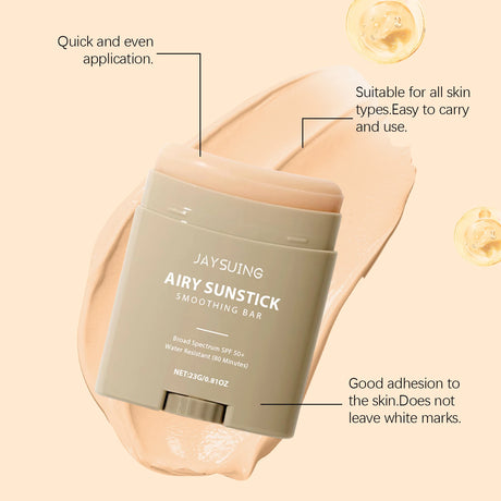 Face Cream Stick Moisturizing Facial Body Sunscreen Matte Sun Stick SPF 50+ UV Protective Cream Refreshing Hydrating Waterproof