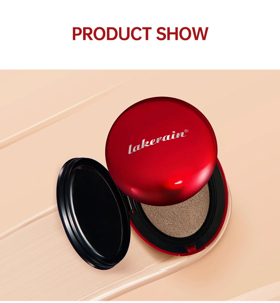 Sunscreen Cushion Foundation Fit Cushion Foundation Full Coverage Waterproof Long-lasting Concealer Long-lasting Makeup