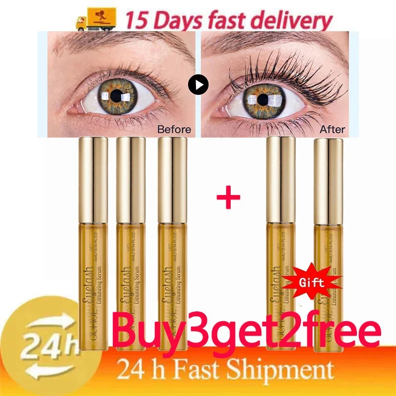 Fast Eyelash Growth Serum 7 Day Natural Eyelash Eyebrow Enhancer Longer Fuller Thicker Lashes Treatment Products Eye Care Makeup