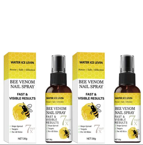 Bee Venom Nail Spray - Fast Visible Results, Stops Spread & Strengthens Nails with Hyaluronic Acid, Safe for All Skins