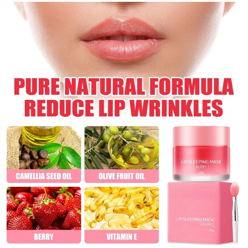 Moisturizing Lip Lines Moisturizing Lip Skin Jelly Lip Mask Moisturizing and Nourishing Repair Night Maintenance Lip Balm Care