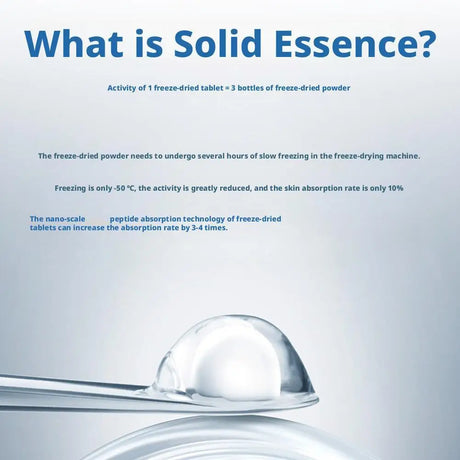 1 Kit VC Solid Essence Tablets Anti-aging Remove Wrinkle Shrink Pore VC Moisturizing Brighten VC Freeze-dried Powder Skin Care