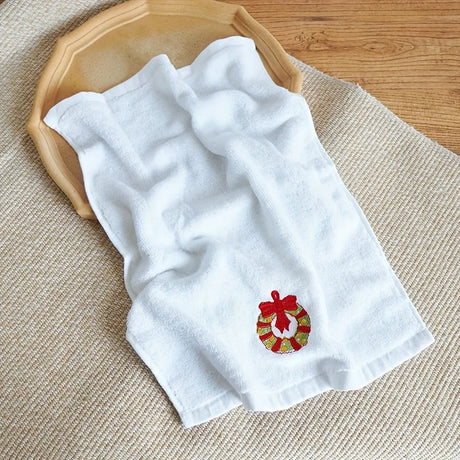 Christmas towels and bath towels, Christmas red towel and bath towel set, Merry Christmas bathroom supplies, Christmas gifts