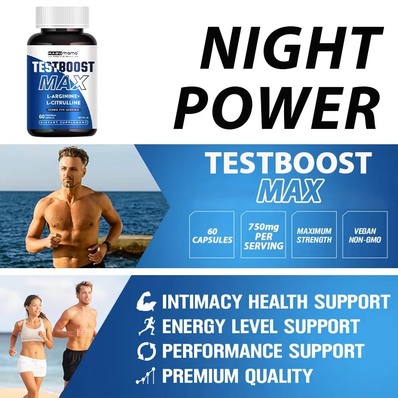 100pcs L-ARGININE Male Supplements for Vitality Renewal, Prolong Intimacy