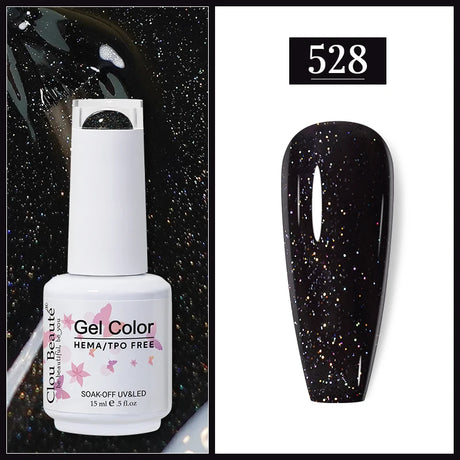 Clou Beaute Gel Nail Polish Neon Brown Royal Blue Red Green Pastal Nude Nail Art Varnishes Gel Lacquer HEMA/TPO FREE UV Gel Nail