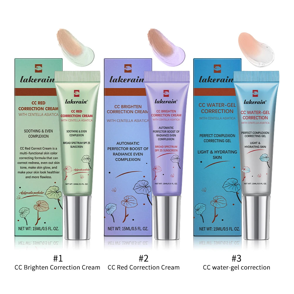CC Cream Color Changing Liquid Foundation Centella Korean High Coverage Foundation Foundation Cream for Face Base Makeup