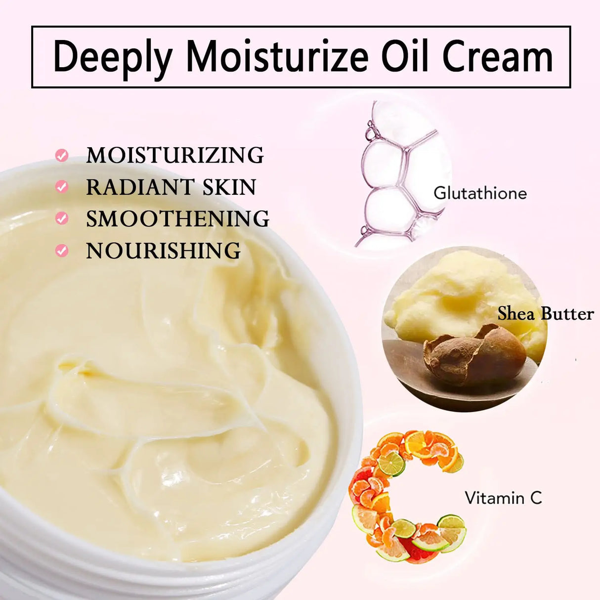 AILKE Glutathione & Vitamin C Kit, With Whitening Lotion, Moisturizing Cream, Lightening Soap, Spa Oil, Glowing Body Cream