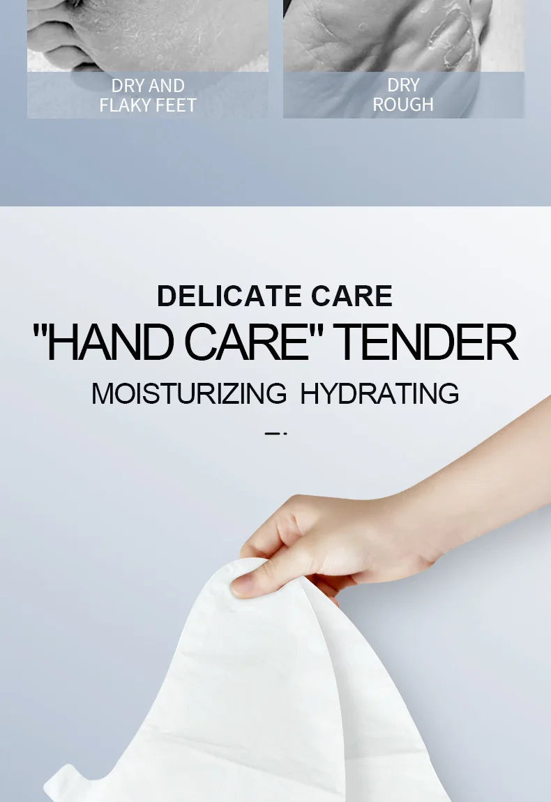 SADOER Exfoliating Feet Mask Exfoliating Foot Peel Mask Socks Pedicure Peeling Dead Skin Remover Feet Mask Peel Moisturizing