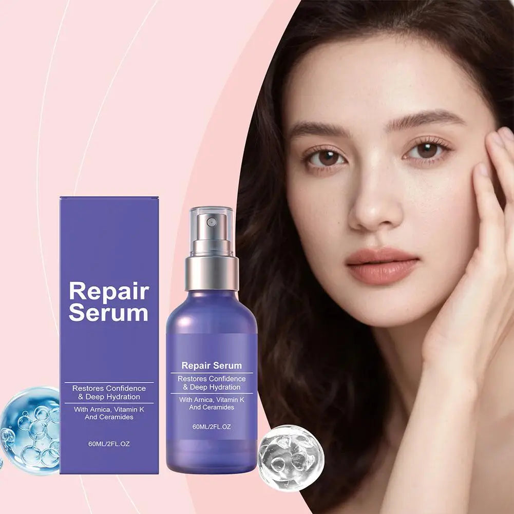 Vitamin K & Ceramides Repair Serum 60ml, Barrier Repair, Deep Hydration & Soothing Facial Essence for All Skin Types