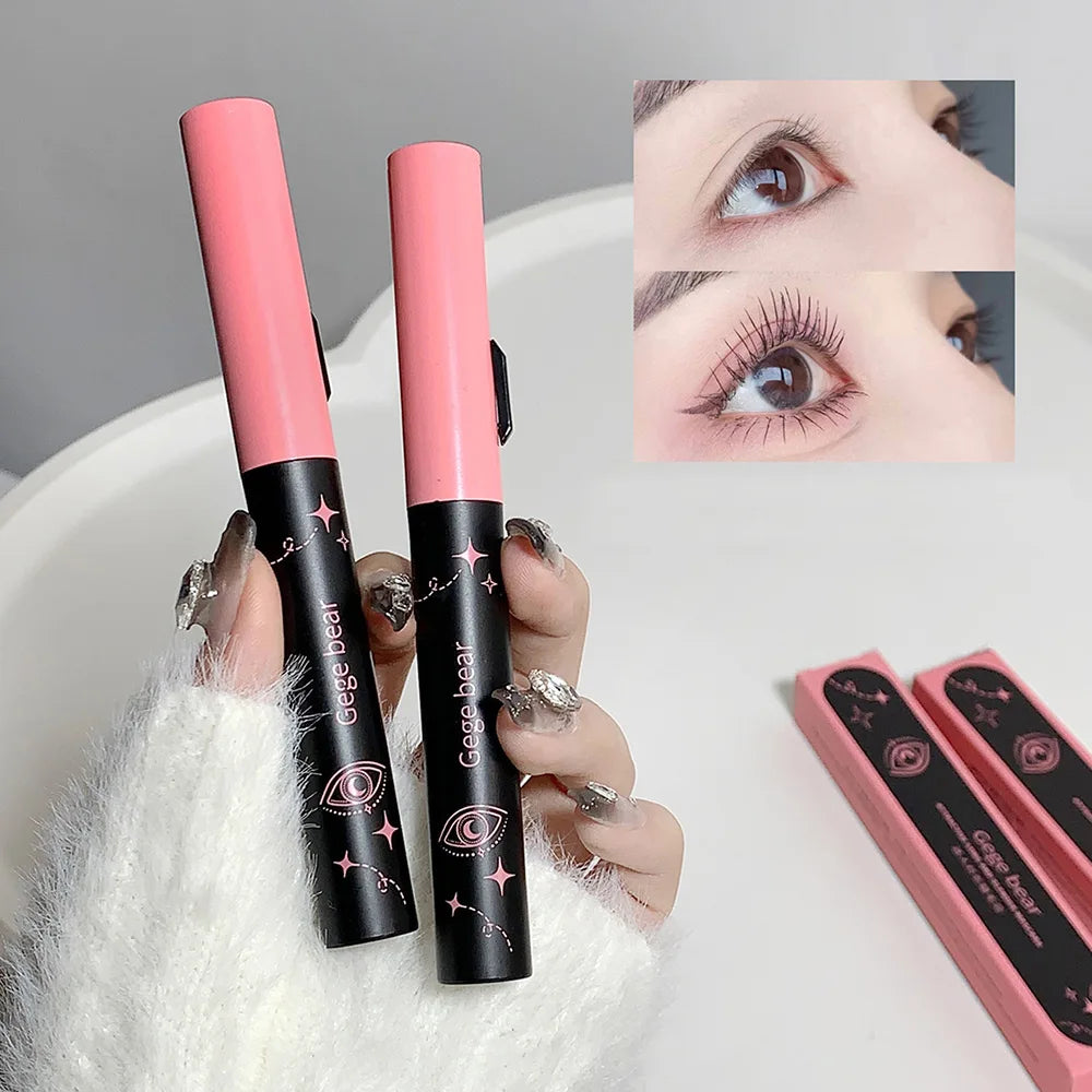 Double-ended Charming Long Mascara Gegebear Natural Curling Long-lasting Waterproof and Sweat-proof Eyelash Primer